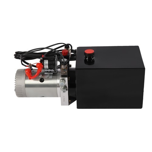 12V 8 Quart Double Acting Hydraulic Electric Pump with Remote Control