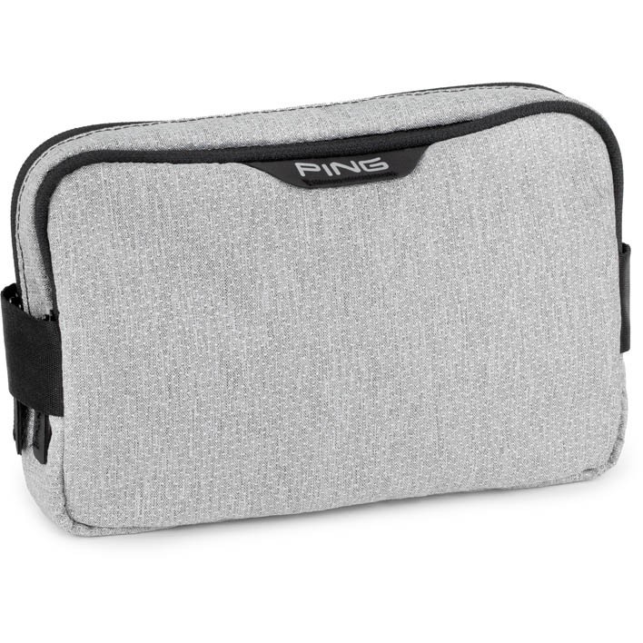 PING Golf Valuables Pouch NEW Golf Accessory 9" x 6" x 2" Grey