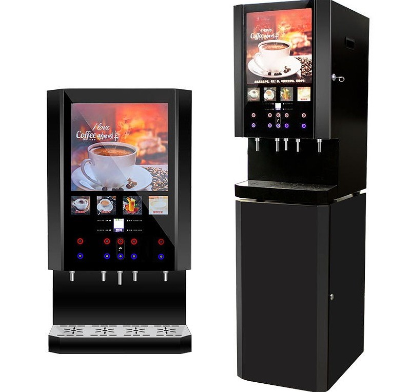 110V/220V Commercial Coffee Machine Multi-Function Hot Cold Instant Coffee Maker