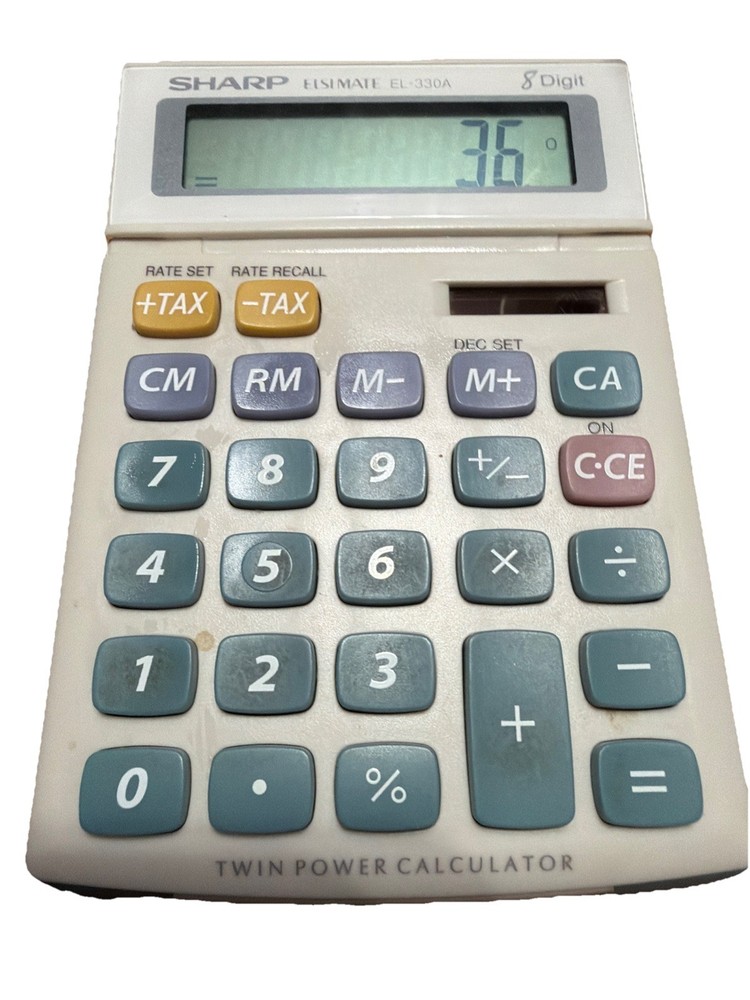 Sharp Elsi Mate EL-330A calculator