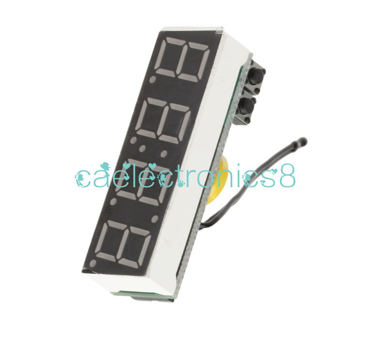 Blue DS3231SN 3 in 1 LED Digital Clock Temperature Voltage Module CA NEW