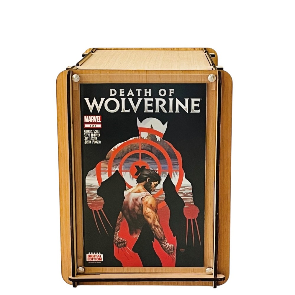 Comic Storage & Display Box PLUS Marvel's Death of Wolverine Issue #1 Comic