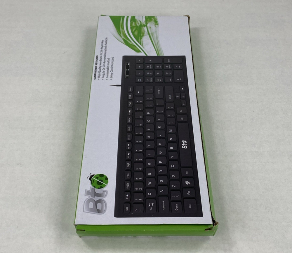 BTO USB Wired Comfortable Keyboard