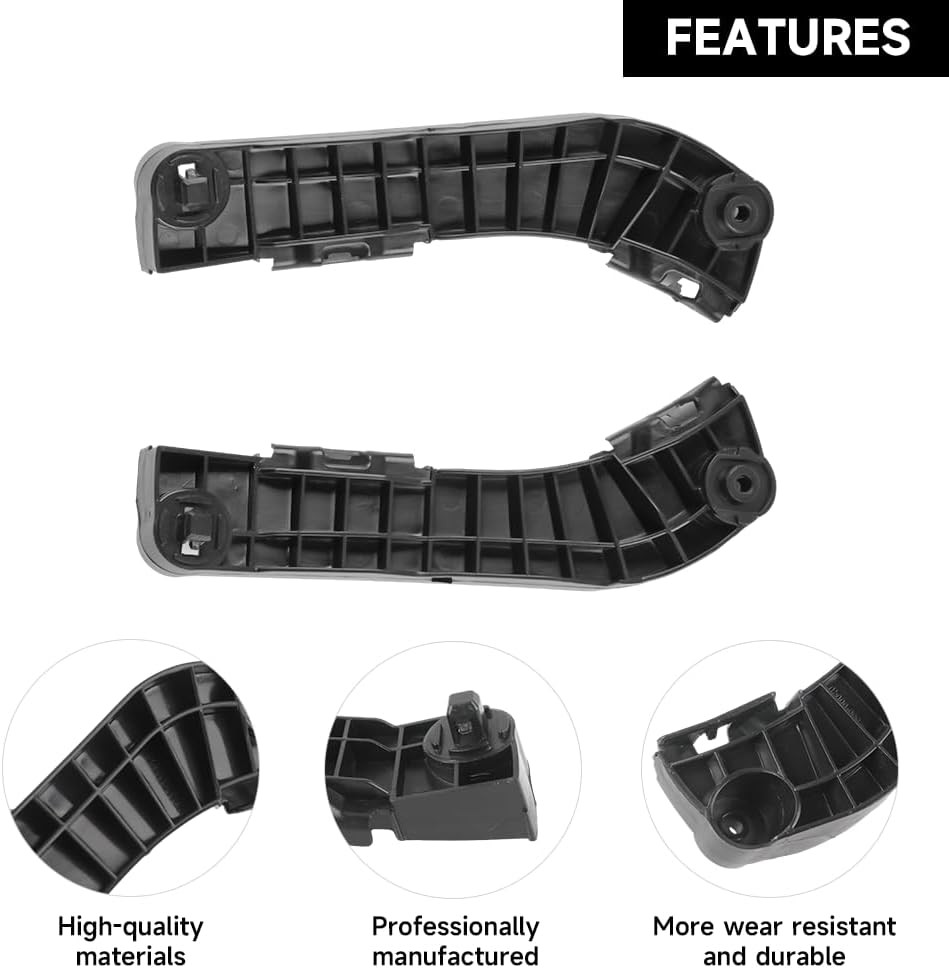 1 Pair Left and Right Side Front Bumper Bracket Bumper Mount Support Bracket - C