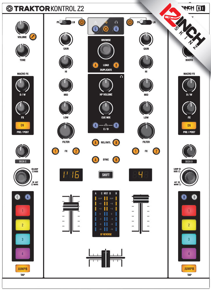 Native Instruments Z2 Skin white/black