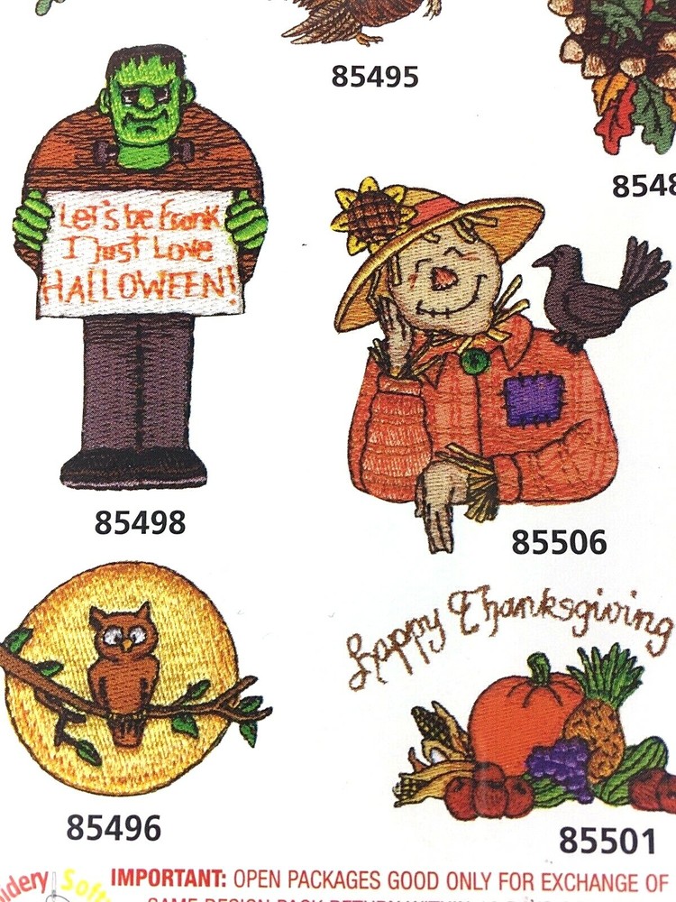 Amazing Designs Embroidery Software Fall Holiday Collection 20 Designs