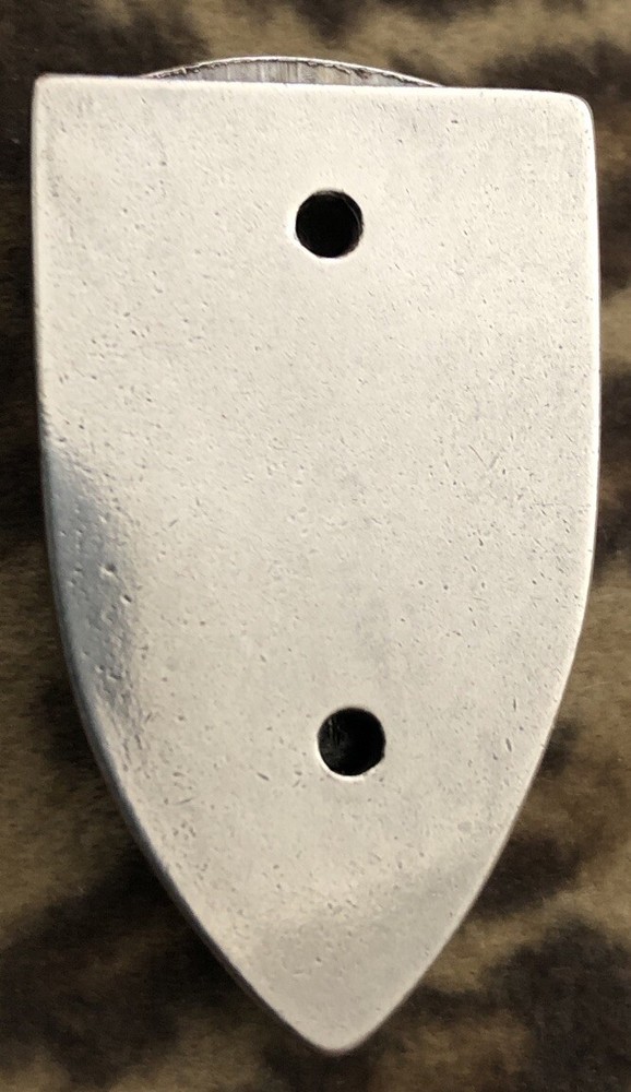 Belt Tip Nickel Plated 1”