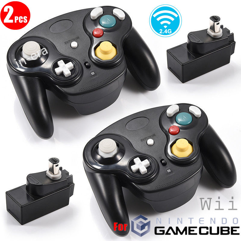 2Pack Wireless NGC Controllers Gamepad with GC Receiver For GameCube Console