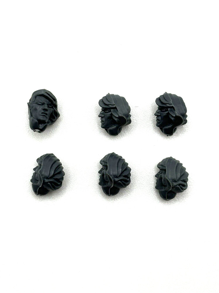 Warhammer High Elf Archers Head Bits x6