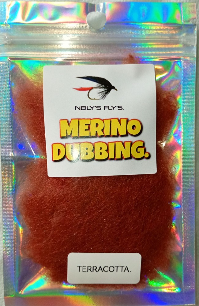 MERINO DUBBING Terracotta.