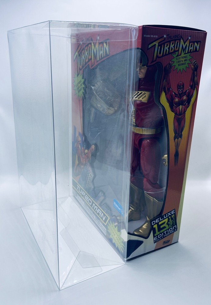 Turbo Man Funko Box Protector with SCRATCH & UV RESISTANT 0.50mm thick Plastic