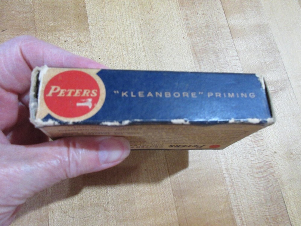 Empty Ammo Box Peters Kleanbore 32 S & W (w15) # 30