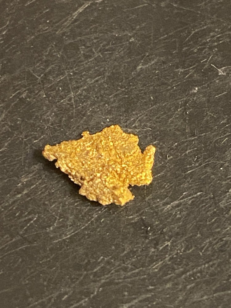 Natural Gold Nugget, .2 Grams