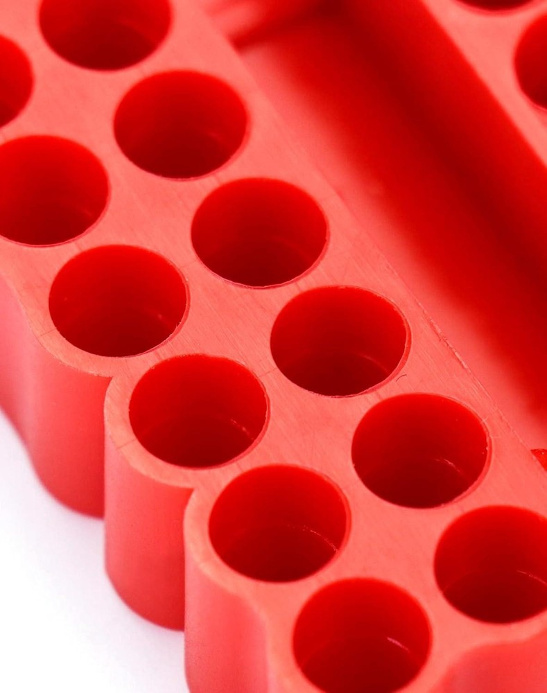 Screw Bit Holder Storage Box, 4 Pack 33 Hole Hex Bit Holder Rack