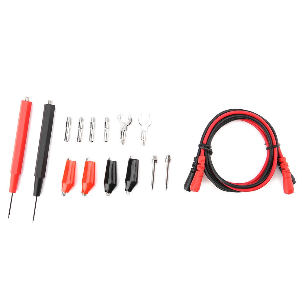 P1500 Electronic Digital Multimeter Test Leads With Crocodile Clips Probe Tips