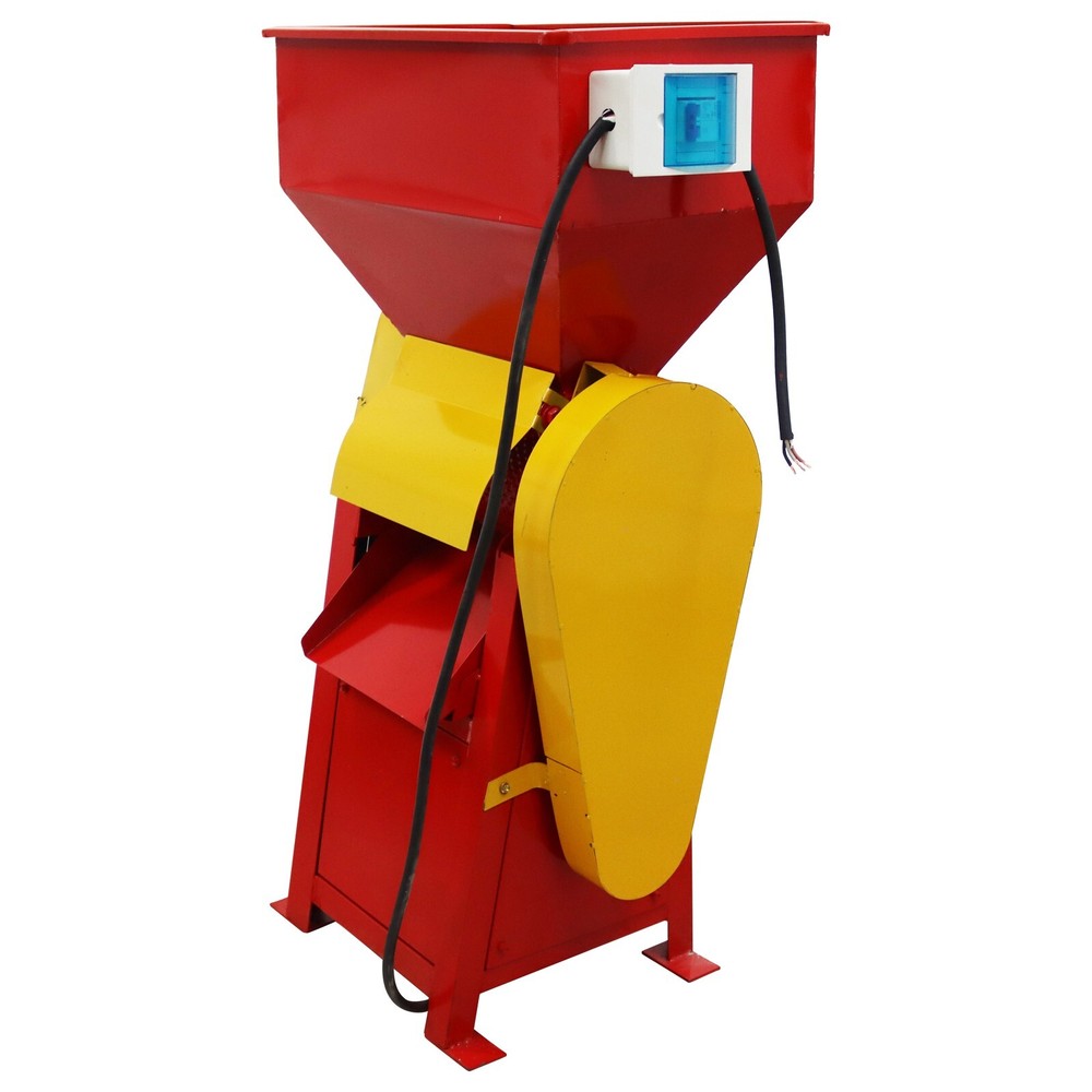 Fresh Coffee Bean Initial Processing Peeling Machine Huller Sheller 220V 1.1KW