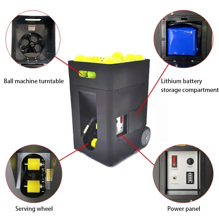 Practice Tennis Padel Ball Machine For Playing And Training APP Remote Control