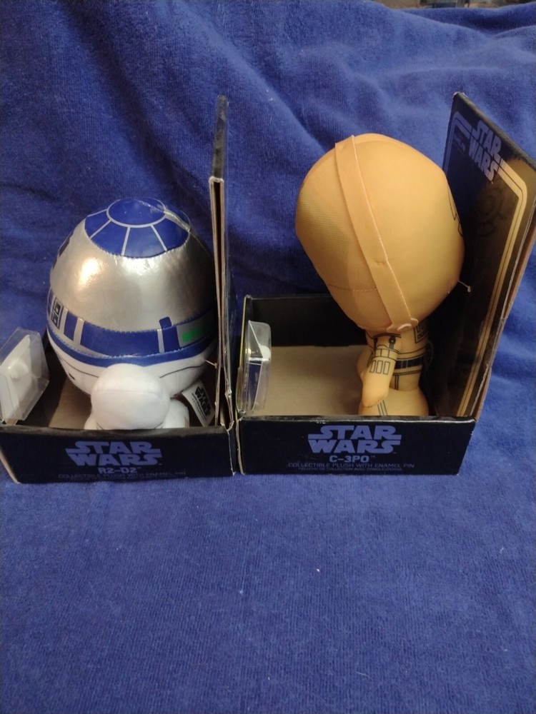 star wars plush With Pin (R2D2...C3PO)