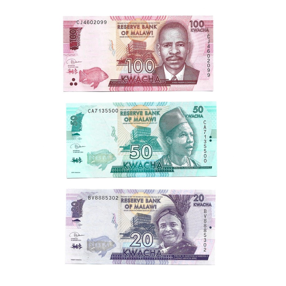 MALAWI UNC Banknotes set
