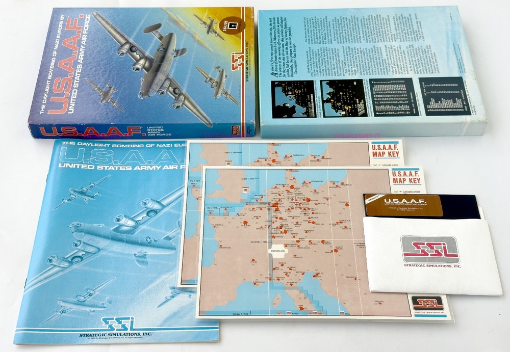 U.S.A.A.F. - SSI - 1985 / Commodore 64