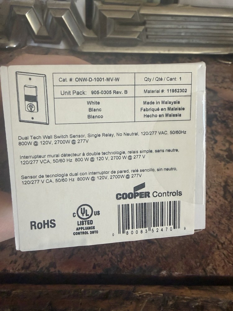 Wall Switch Sensor
