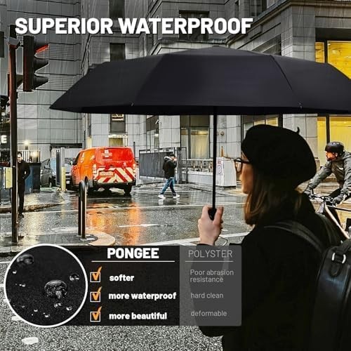 SY COMPACT Travel Umbrella Windproof Automatic Umbrellas Small Compact UV Sun Pr
