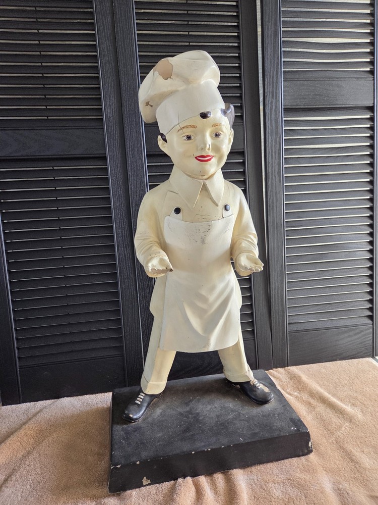Bakery Advertising Store Figure Mannequin 1940's