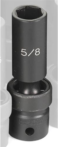Grey Pneumatic 1/2" Drive x 5/8" Deep Universal Socket (2020UD)