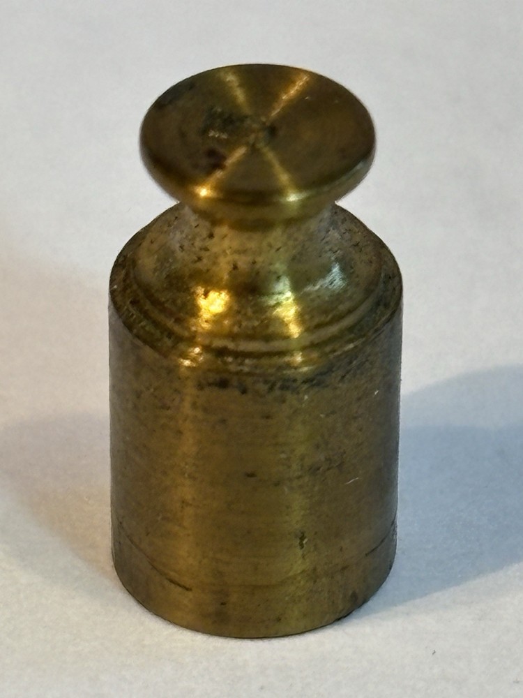 5g Replacement Brass Scale Weight Vintage    #2