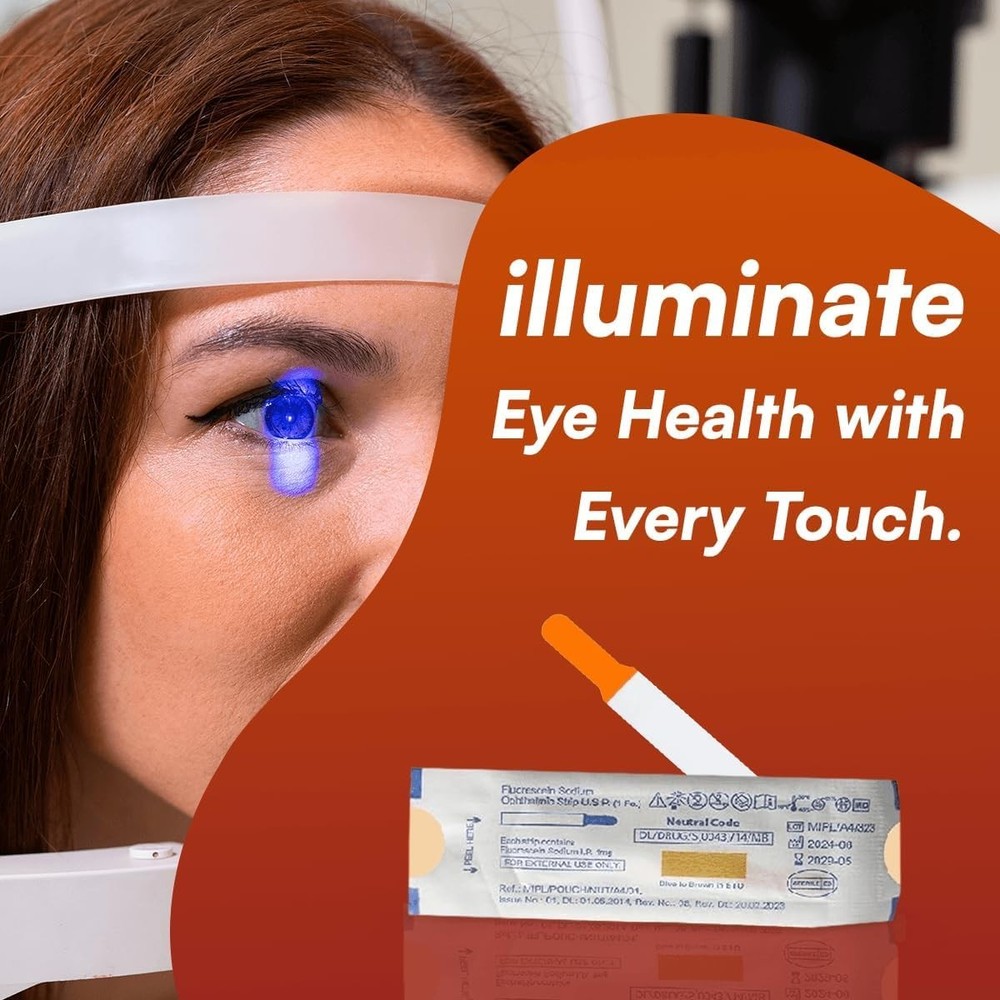Ophthalmic Fluoro Touch Strips Pack of 300 Strips