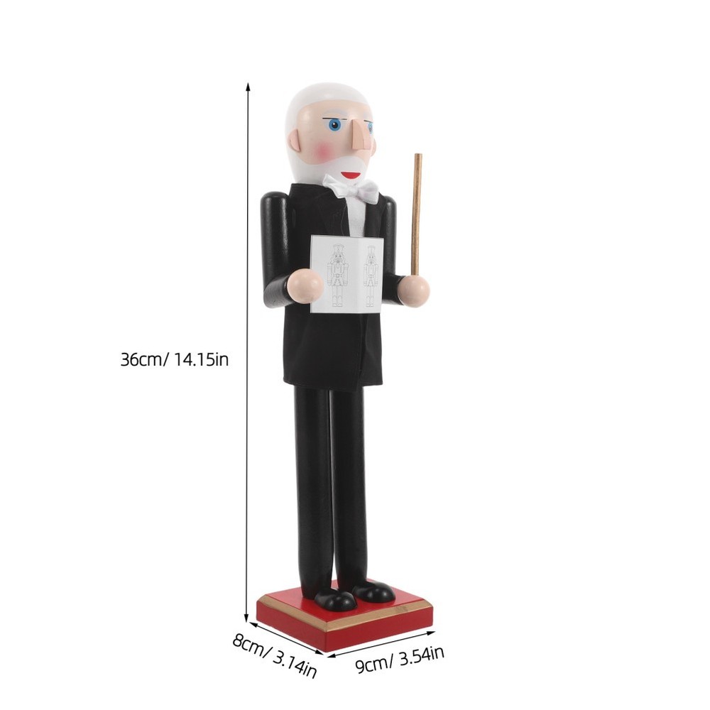 Festive Nutcracker Professor Decorations for Home Table Centerpiece