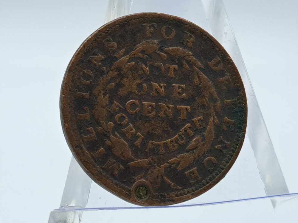 1835 "Not One Cent" Hard Times Token