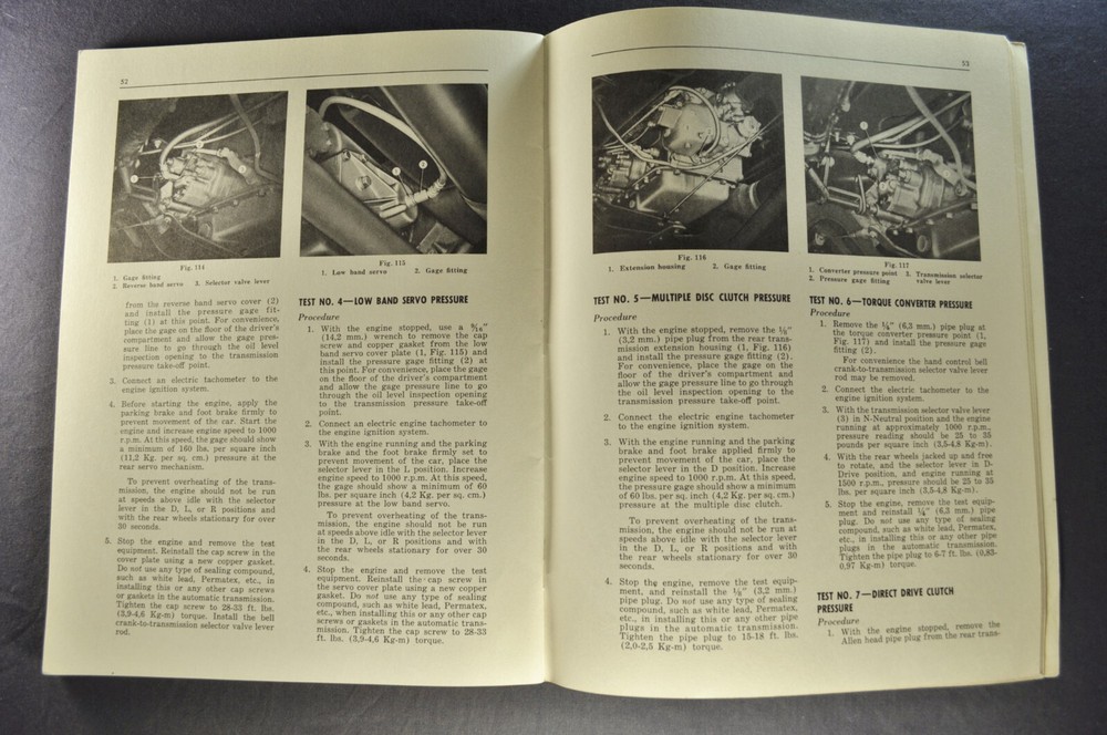 1950 Studebaker Automatic Transmission Shop Manual Commander Champion Original