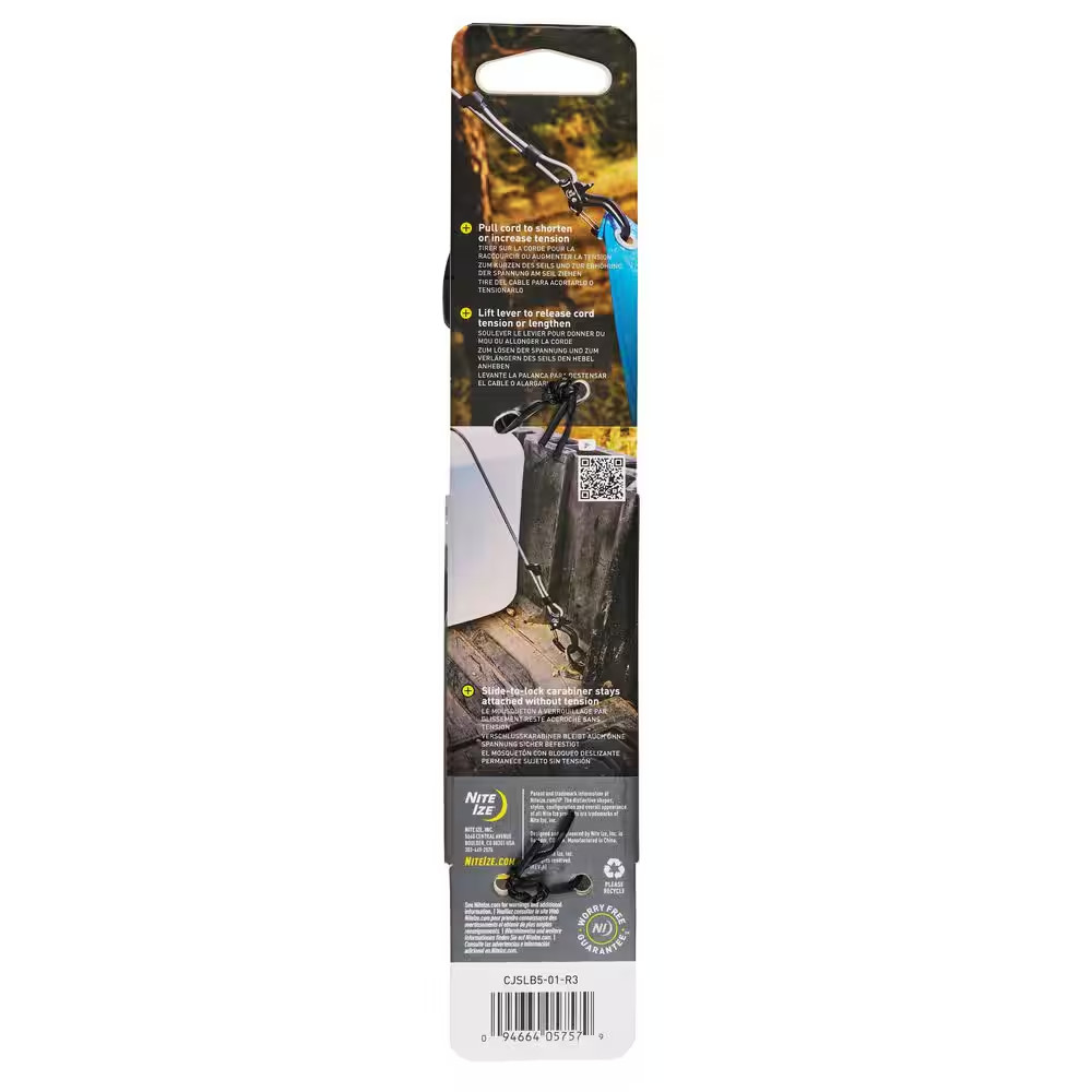 24 In. Camjam Slidelock Adjustable Bungee-Small