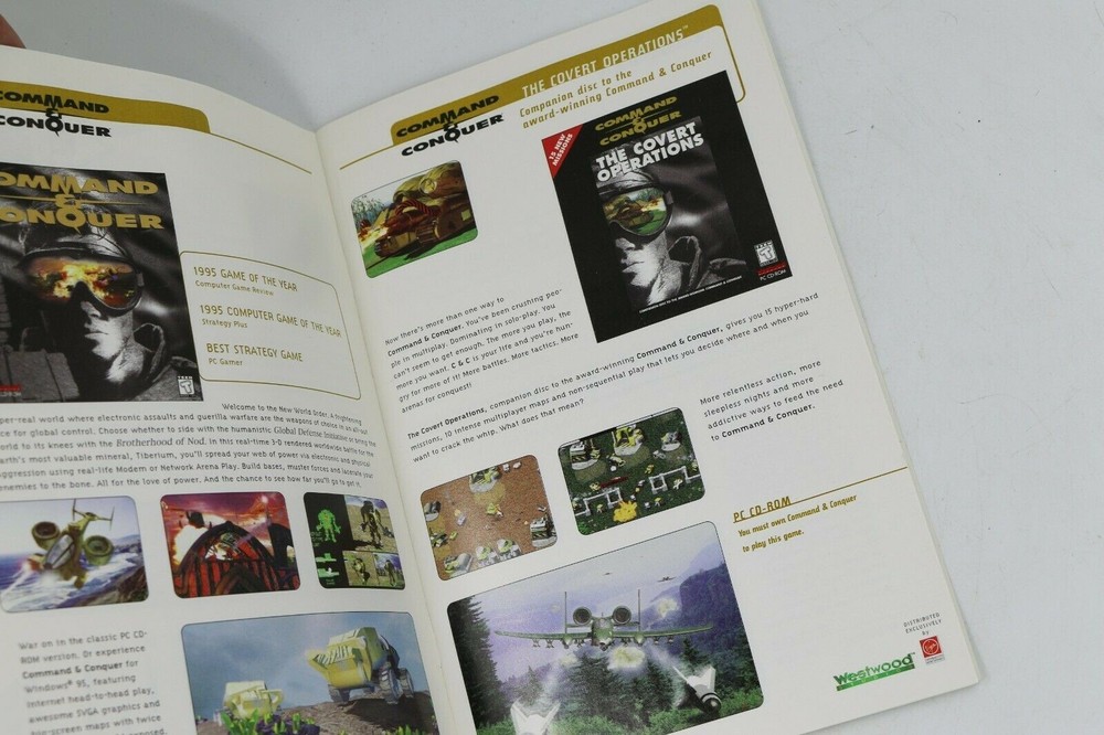 Vintage Spring 1996 Virgin Games Catalog -Command & Conquer