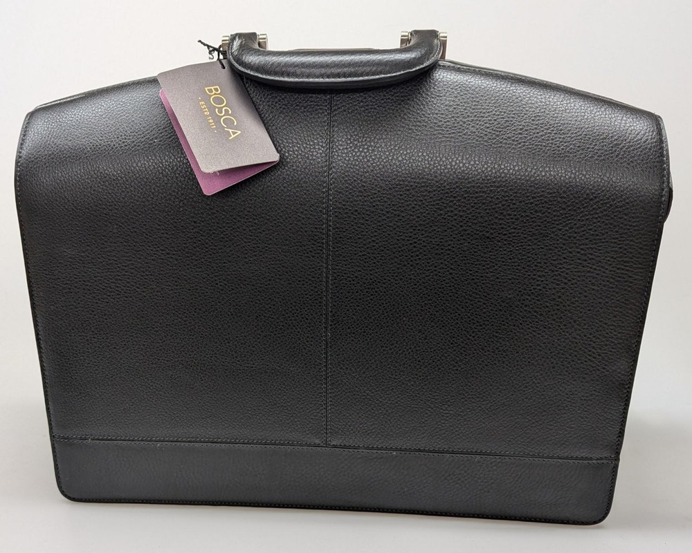 Bosca Tribeca Black Partners Briefcase #823-148