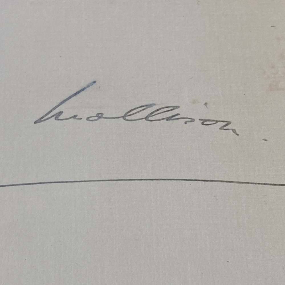 Amy Mollison Signed Index Card With COA