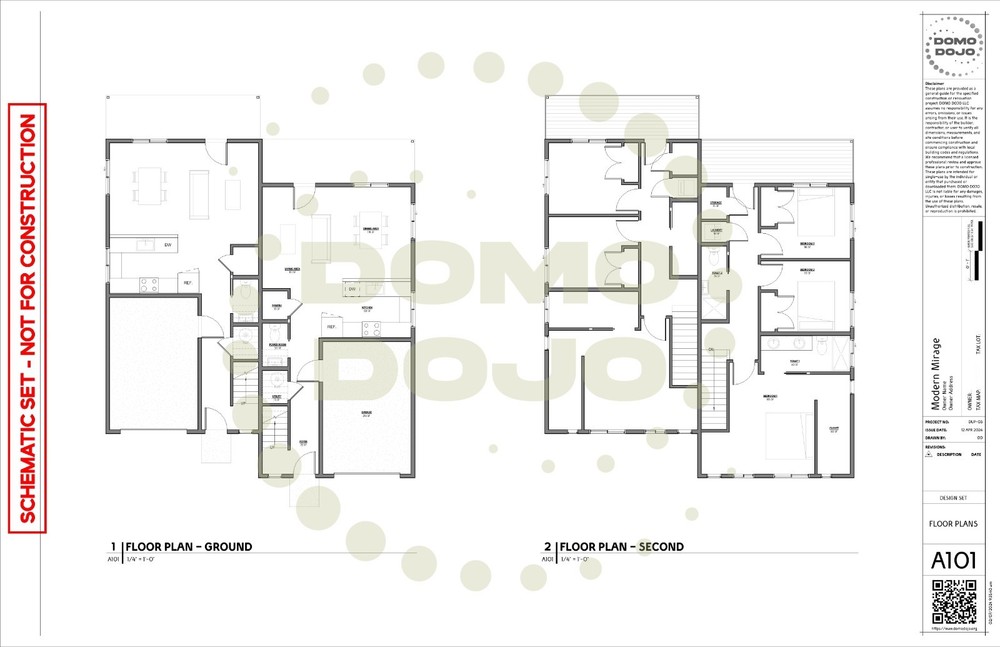 Modern Mirage Duplex Plans – PDF Downloadable Blueprint