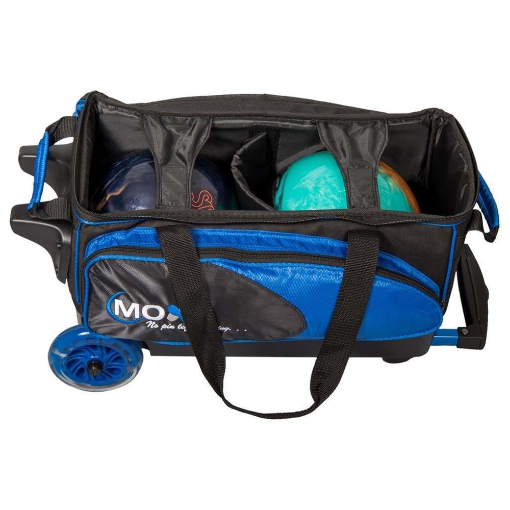 Moxy Blade Premium Double Roller Bowling Bag- Royal/Black