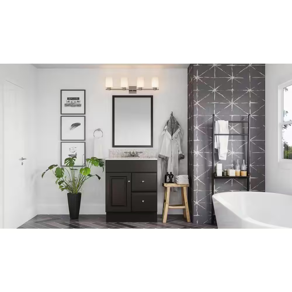 Ames Wall Mounted Towel Ring in Brushed Nickel