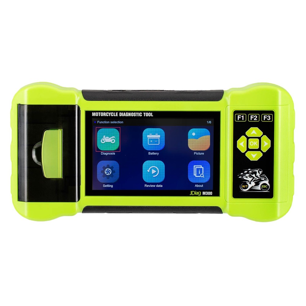 JDiag M300 Motorcycle Scanner OBD2 All System Diagnostic Tool Fault Code Reader