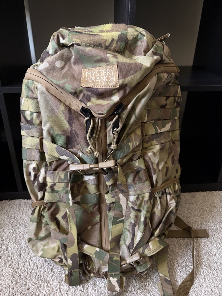 Mystery Ranch 3 Day Assault Pack Multicam Backpack with BVS 18-21" Medium