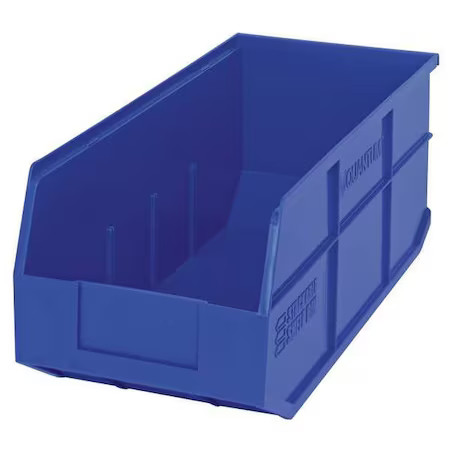 Quantum Storage Systems Ssb463bl Shelf Storage Bin, Polypropylene, Blue, 7 In