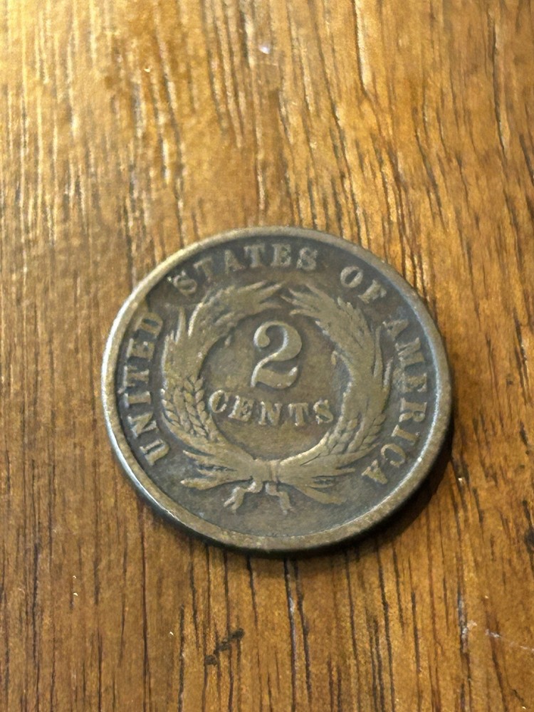 1864 Two Cent Piece VG