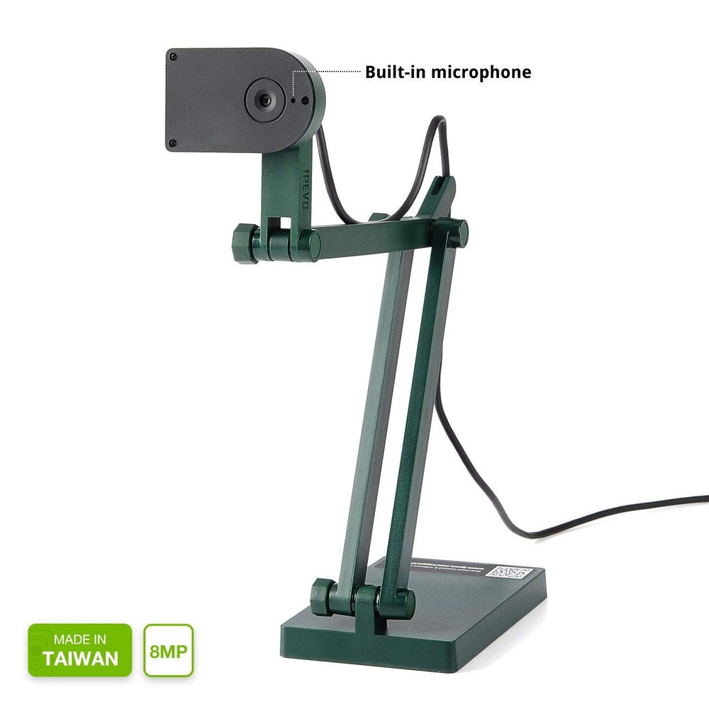 V4K Ultra High Definition 8MP USB Document Camera — Mac OS, Windows, Chromebook