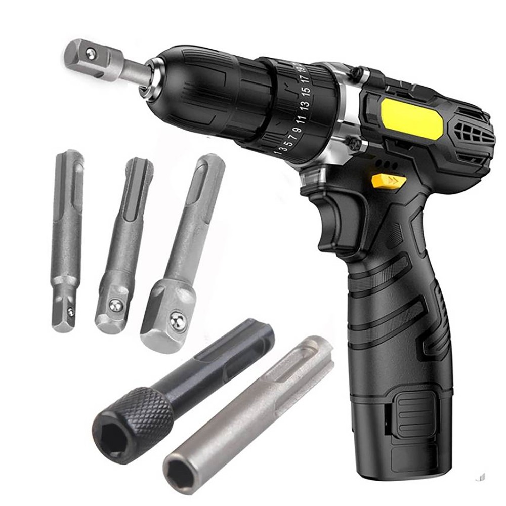 5pcs SDS Plus 1/4 Hex Socket Driver Screwdriver Bit Hammer Drill Bit Set