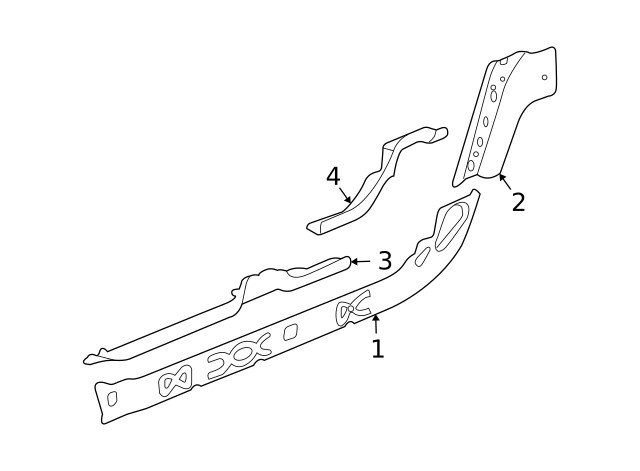 Genuine GM Rear Extension 15773328