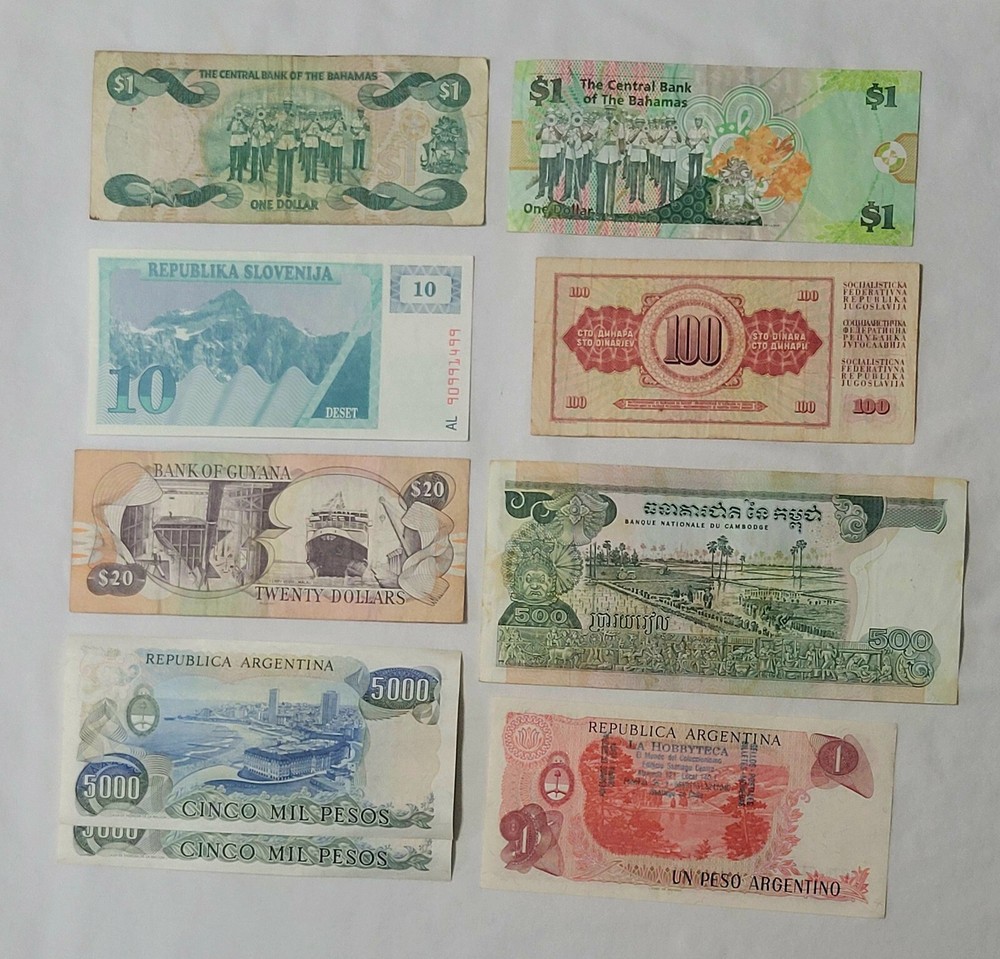 Vintage World Banknote lot .