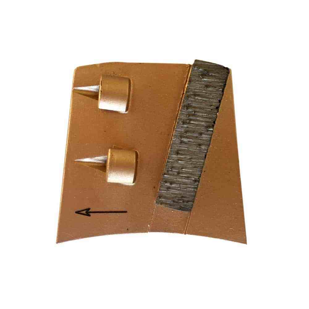 PCD Grinding Discs for Fast change Floor Grinder - Set of 3 Clockwise Pieces