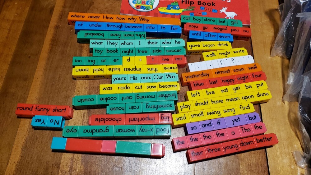 Learning Resources Reading Rods Sight Words Teaching. Large Set